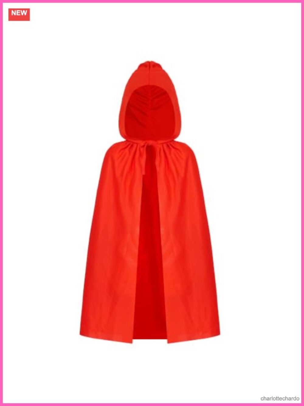 Kids Hooded Cloak Cape Costume Polyester Halloween Dress Up